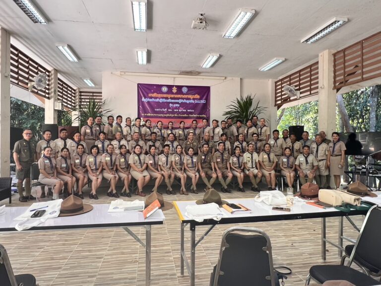 เข้ารับการฝึกอบรมบุคลากรทางการลูกเสือขั้นผู้ช่วยหัวหน้าผู้ให้การฝึกอบรมผู้กำกับลูกเสือ(A.L.T.C) รุ่น 952