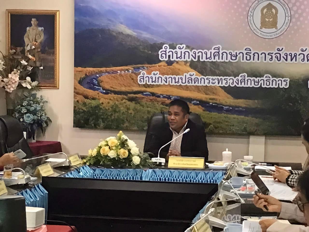 ประชุมเพื่อทบทวนและรายงานความก้าวหน้าในการจัดกิจกรรมวันเด็กแห่งชาติ ประจำปี 2567