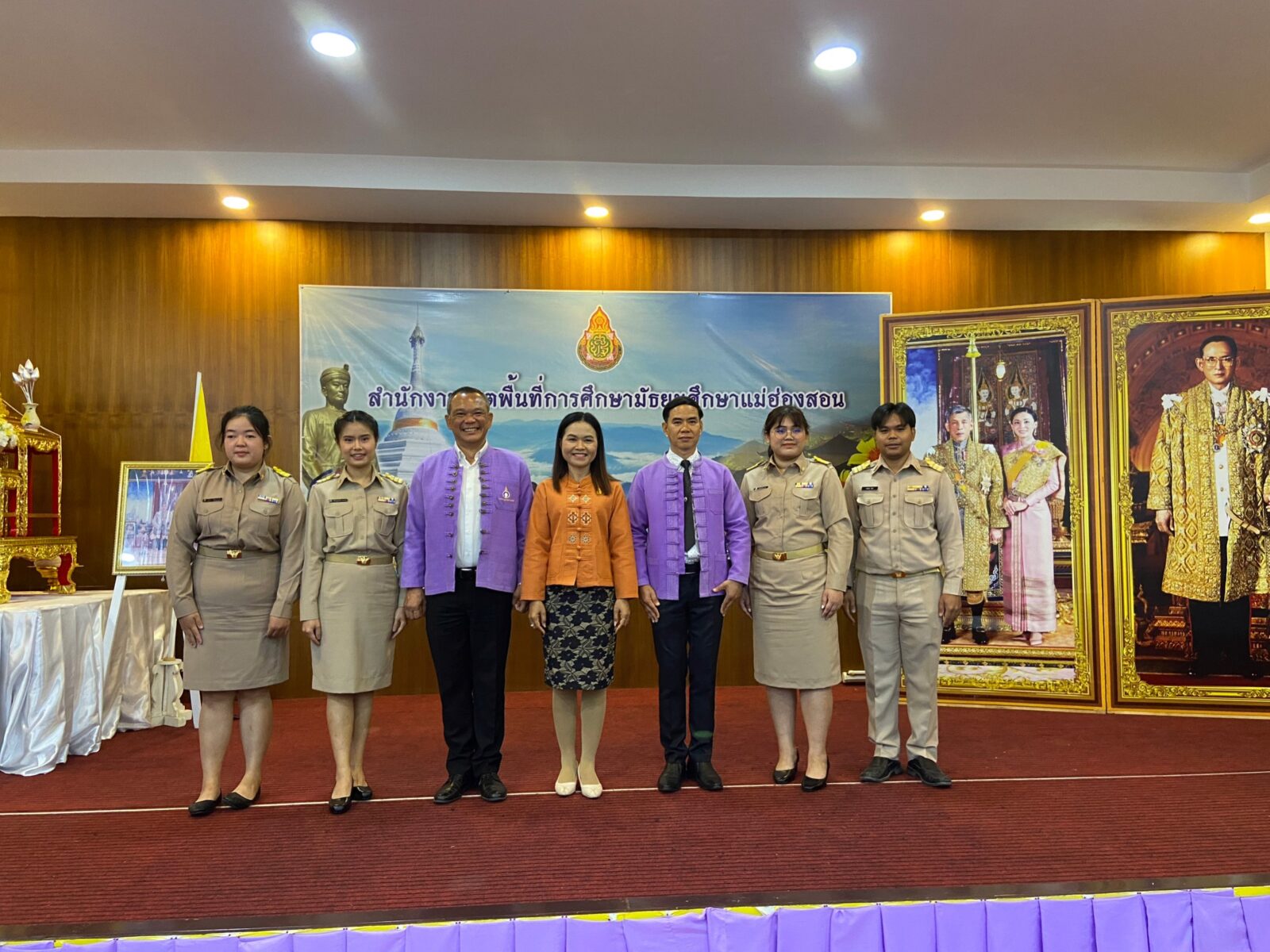 รับรายงานตัวบุคคลผู้สอบแข่งขันได้เพื่อบรรจุและแต่งตั้งเข้ารับราชการเป็นข้าราชการครูและบุคลากรทางการศึกษา ตำแหน่ง ครูผู้ช่วย จำนวน 4 ราย