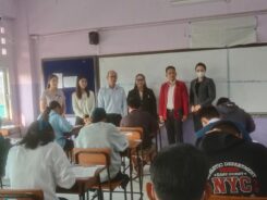 ลงพื้นที่ตรวจเยี่ยม กำกับ ติดตาม ในการดำเนินการทดสอบ ทางการศึกษาระดับชาติ (O-NET) ระดับชั้น ม.3 ของสนามสอบ โรงเรียนแม่สะเรียง “บริพัตรศึกษา”