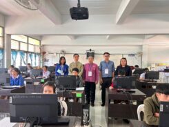 นิเทศตรวจเยี่ยมสนามสอบ (O-NET) ระดับชั้นมัธยมศึกษาปีที่ 6 ณ โรงเรียนราชประชานุเคราะห์ 34 อำเภอปางมะผ้า