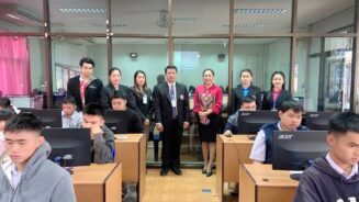 ตรวจเยี่ยมสนามสอบ การทดสอบทางการศึกษาระดับชาติขั้นพื้นฐาน (O-NET) ชั้นมัธยมศึกษาปีที่ 6 ณ โรงเรียนปายวิทยาคาร
