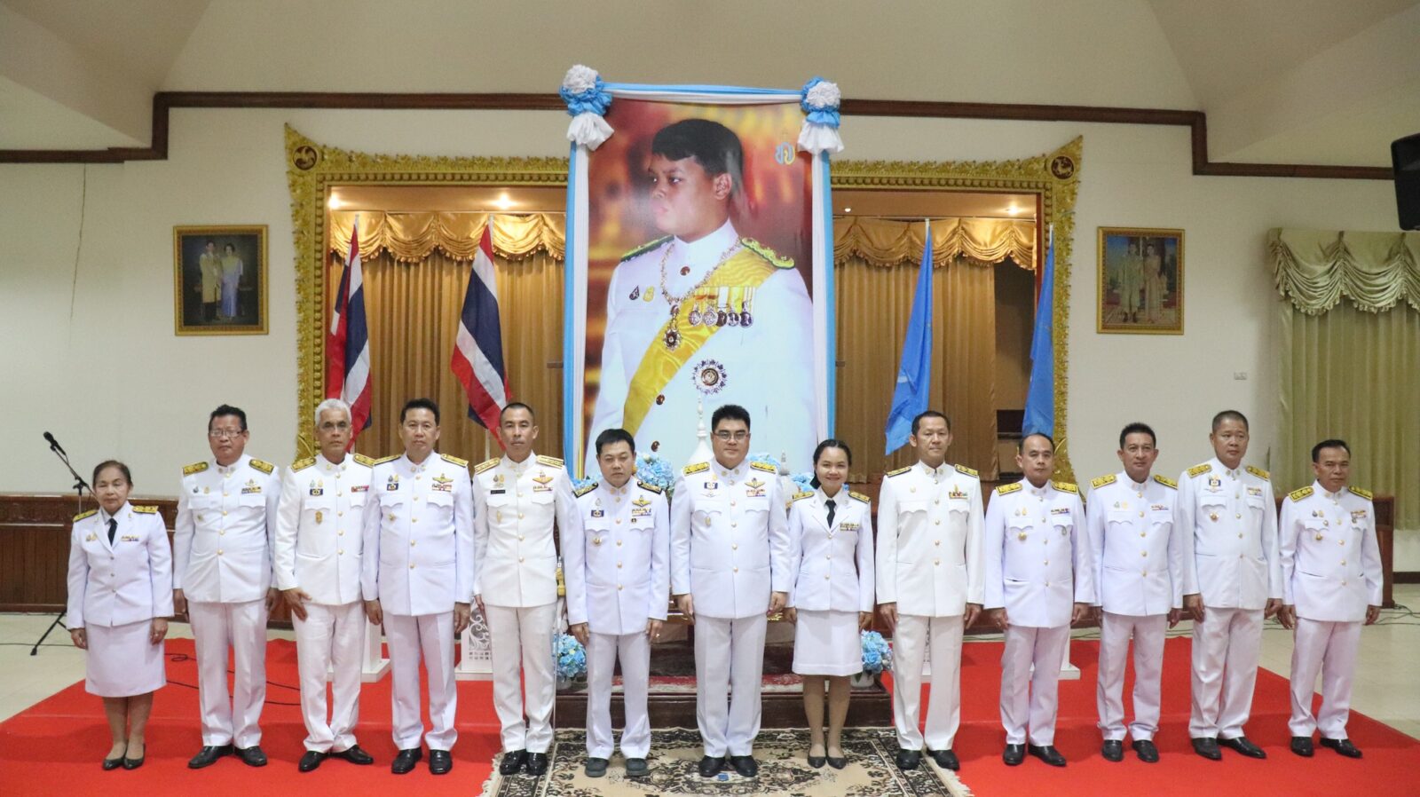 ร่วมประกอบพิธีถวายพระพรชัยมงคลและพิธีเจริญพระพุทธมนต์เฉลิมพระเกียรติสมเด็จพระเจ้าลูกยาเธอ เจ้าฟ้าทีปังกรรัศมีโชติ มหาวชิโรตตมางกูร สิริวิบูลยราชกุมาร เนื่องในโอกาสวันคล้ายวันประสูติ 29 เมษายน ณ ที่ศาลาประชาคมจังหวัดแม่ฮ่องสอน