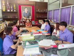 ตรวจสอบการบริหารจัดการงบประมาณของสถานศึกษา ณ โรงเรียนแม่ลาน้อยดรุณสิกข์