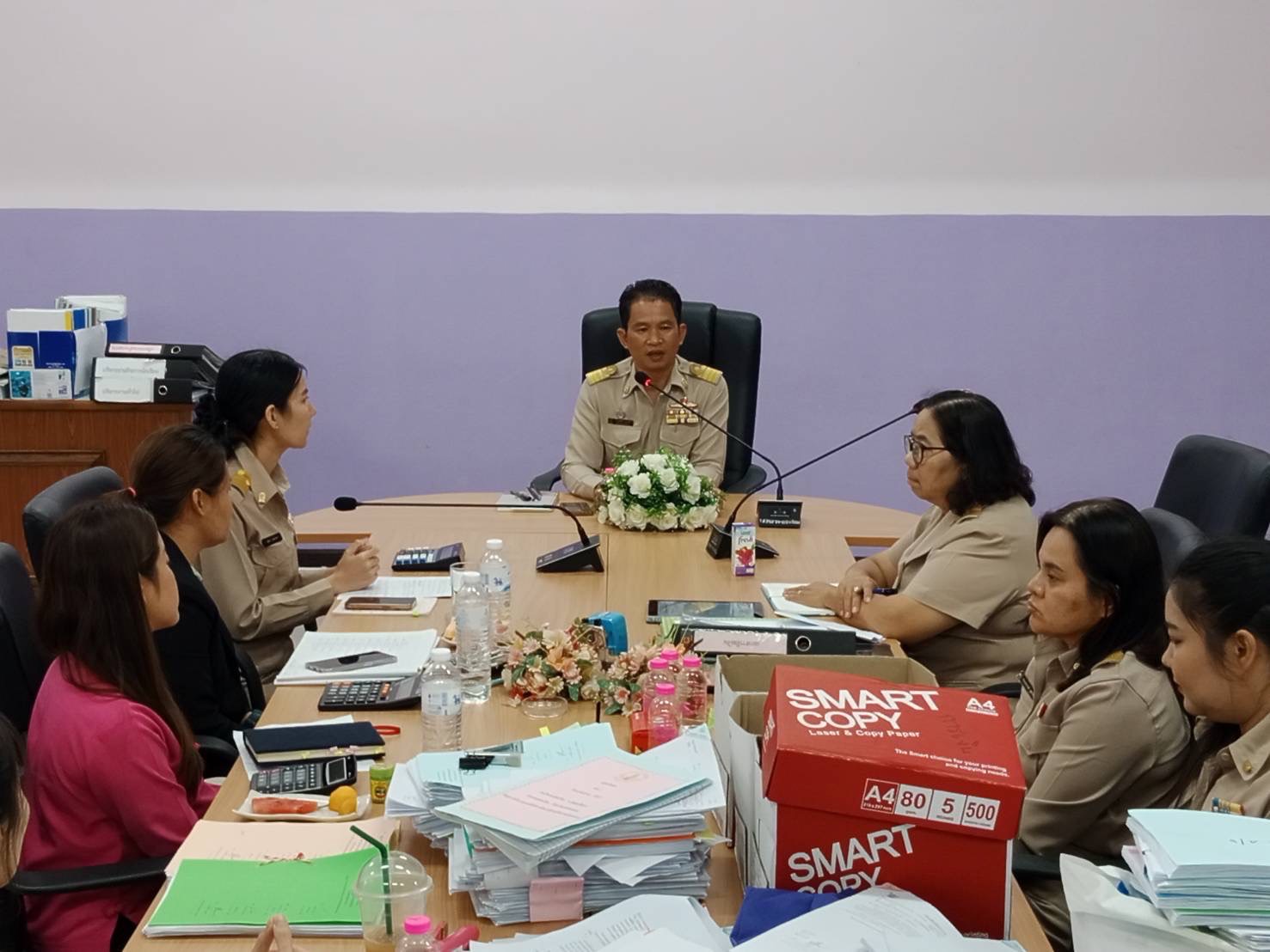 ติดตาม ตรวจสอบการบริหารจัดการงบประมาณของสถานศึกษา ณ โรงเรียนแม่สะเรียง “บริพัตรศึกษา”