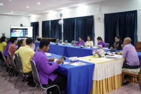 ประชุมพิจารณาคำขอจัดตั้งงบประมาณรายจ่ายประจำปีงบประมาณ พ.ศ.2569 งบลงทุน รายการค่าครุภัณฑ์ ที่ดินและสิ่งก่อสร้าง สำนักงานเขตพื้นที่การศึกษามัธยมศึกษาแม่ฮ่องสอน ครั้งที่ 1/2568