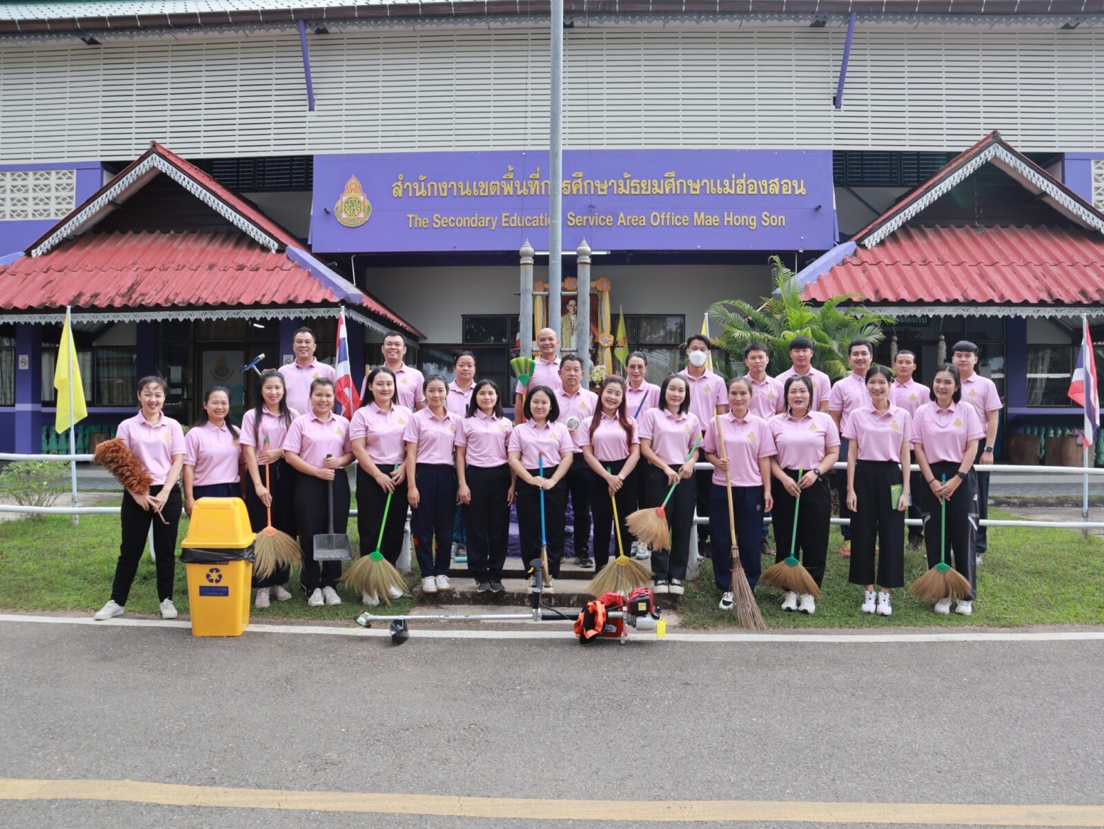 สำนักงานเขตพื้นที่การศึกษามัธยมศึกษาแม่ฮ่องสอน ร่วมกันดำเนินกิจกรรม 5 ส ประจำปี 2567