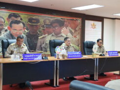 ประชุมเพื่อพบปะ หัวหน้าส่วนราชการ และมอบแนวทางการปฏิบัติราชการในการขับเคลื่อนการพัฒนาจังหวัดแม่ฮ่องสอน