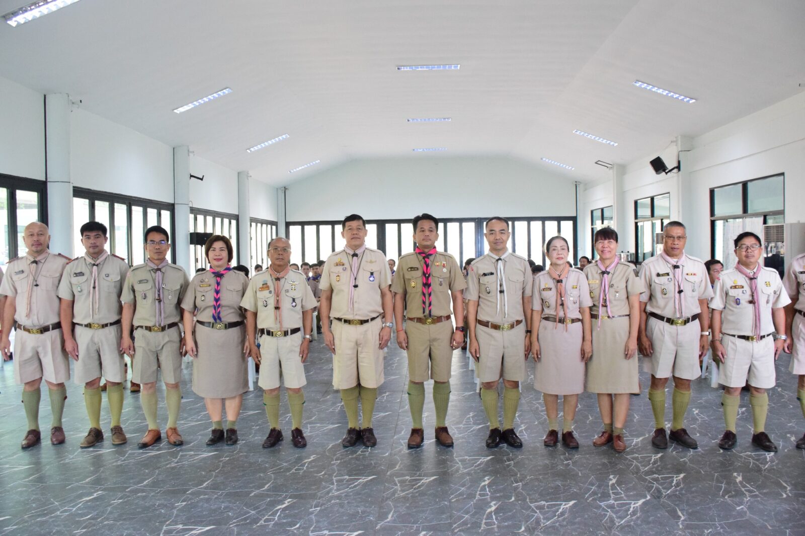 พิธีเปิดการฝึกอบรมบุคลากรทางการลูกเสือ หลักสูตรผู้กำกับลูกเสือสามัญรุ่นใหญ่ ขั้นความรู้ทั่วไปและขั้นความรู้เบื้องต้น (S.S.B.T.C.) รุ่น 1/2568