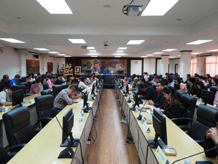 ประชุมคณะกรรมการติดตามเร่งรัดการเบิกจ่ายงบประมาณและการใช้จ่ายภาครัฐจังหวัดแม่ฮ่องสอน ประจำปีงบประมาณ 2569 ครั้งที่ 1/2568