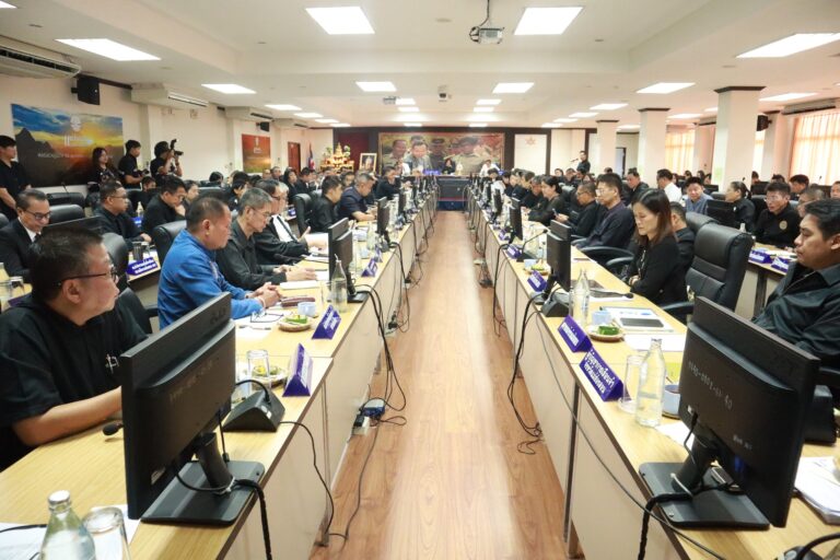 ประชุมคณะกรรมการจังหวัดแม่ฮ่องสอนและหัวหน้าส่วนราชการประจำจังหวัดแม่ฮ่องสอน ครั้งที่ 10/2568