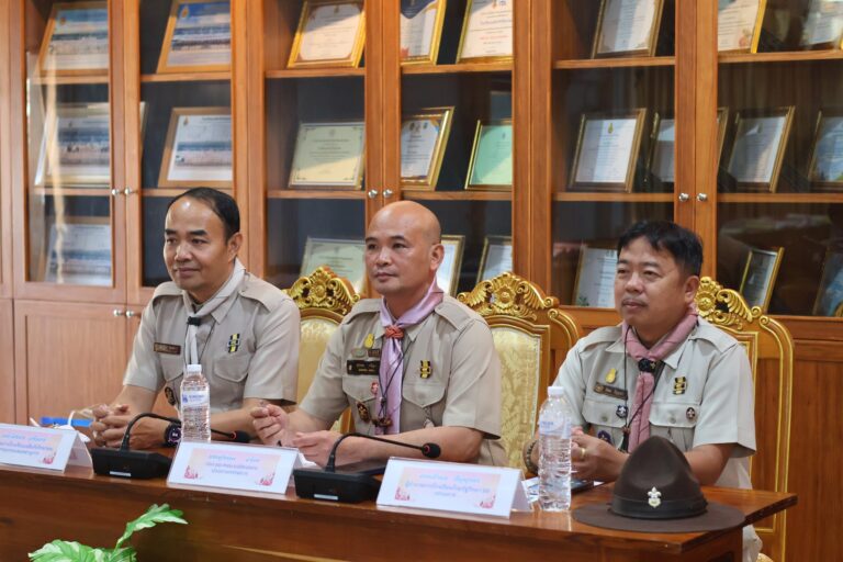 สำนักงานเขตพื้นที่การศึกษามัธยมศึกษาแม่ฮ่องสอน ร่วมตรวจและประเมินผลผู้กำกับลูกเสือ วูดแบดจ์สองท่อ ยกระดับมาตรฐานลูกเสือ