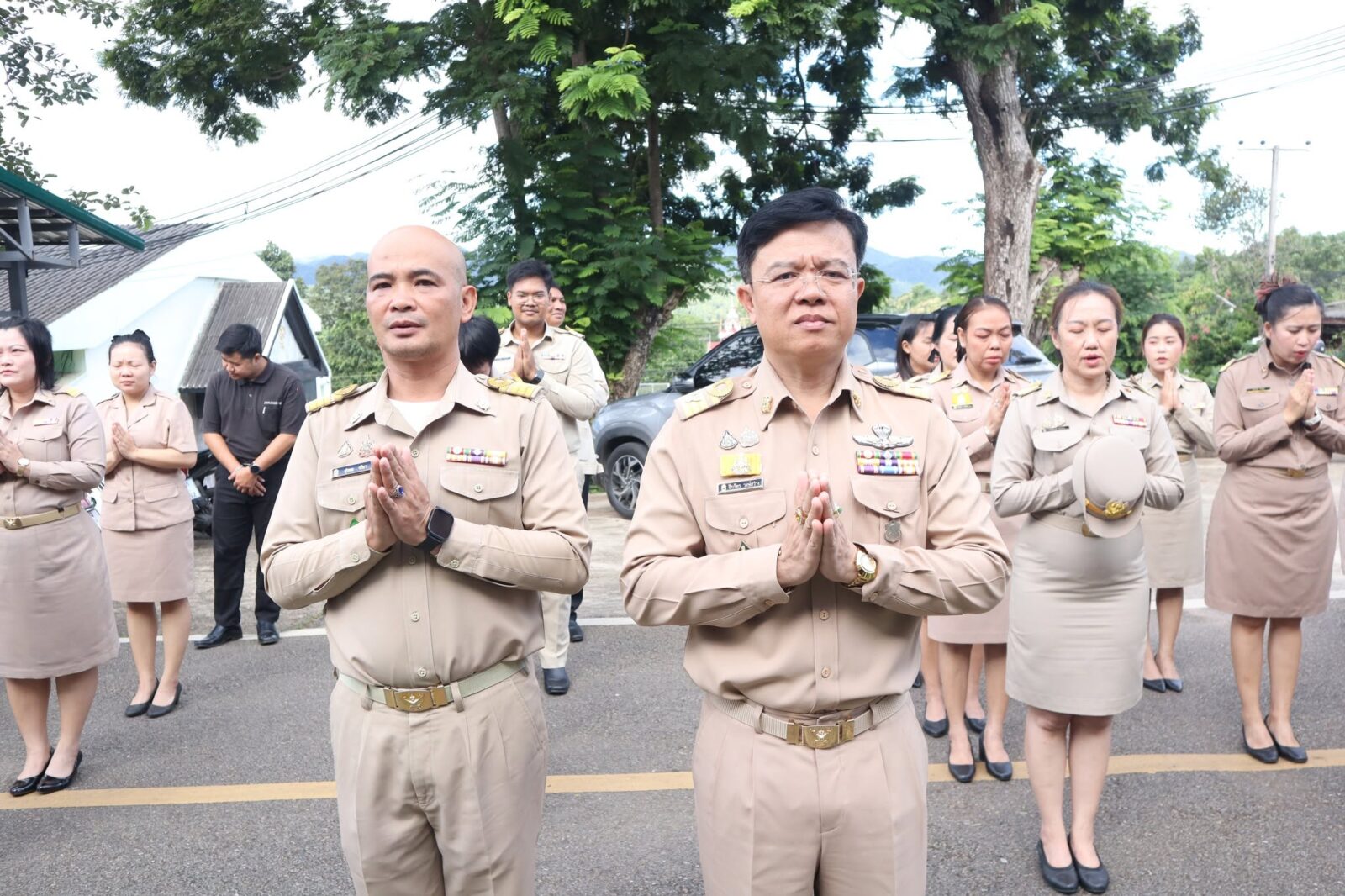 พิธีเคารพธงชาติและร้องเพลงชาติไทย เนื่องในวันพระราชทานธงชาติไทย (Thai National Flag Day) ประจำปี 2569
